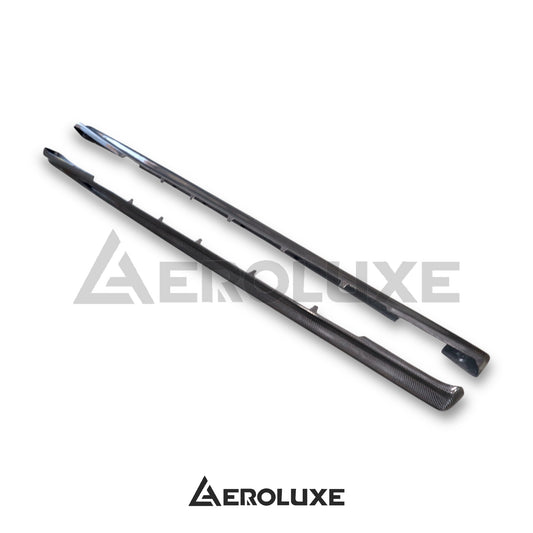 AeroLuxe R34 Spec-ZTN Carbon Fiber Side Skirt Extensions