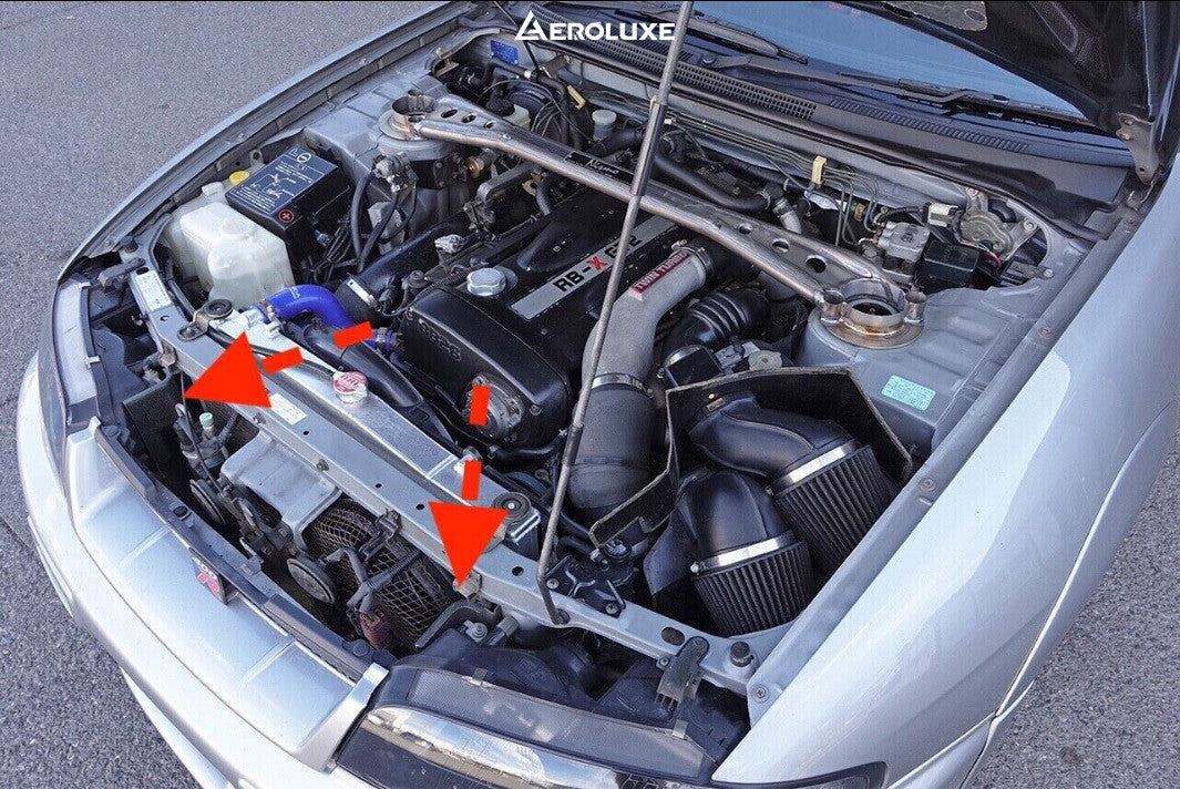 ALX x Inspire78 R33 GTR Spec-NSM 400R Carbon Fiber Air Inlet Guides
