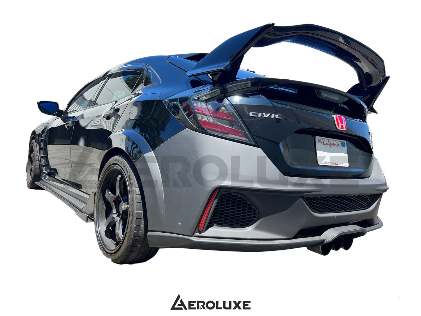 AeroLuxe FK8 Civic Type R Spec-SPN Poly Rear Bumper