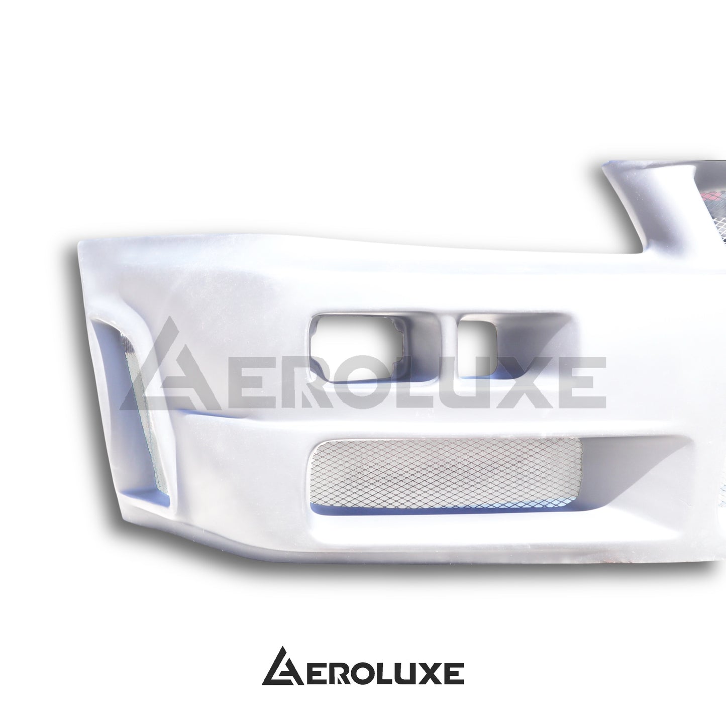 AeroLuxe R34 Spec-STN FRP Front Bumper and Lip