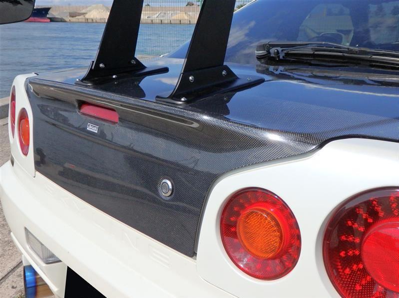 AeroLuxe 08-02 Nissan Skyline R34 Spec-DL Carbon Fiber Trunk Lid