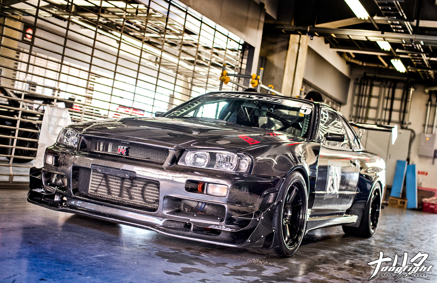 AeroLuxe R34 GTR Spec-ASL FRP Front Splitter