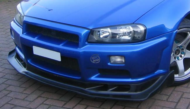 AeroLuxe R34 GTR Spec-ASL FRP Front Splitter