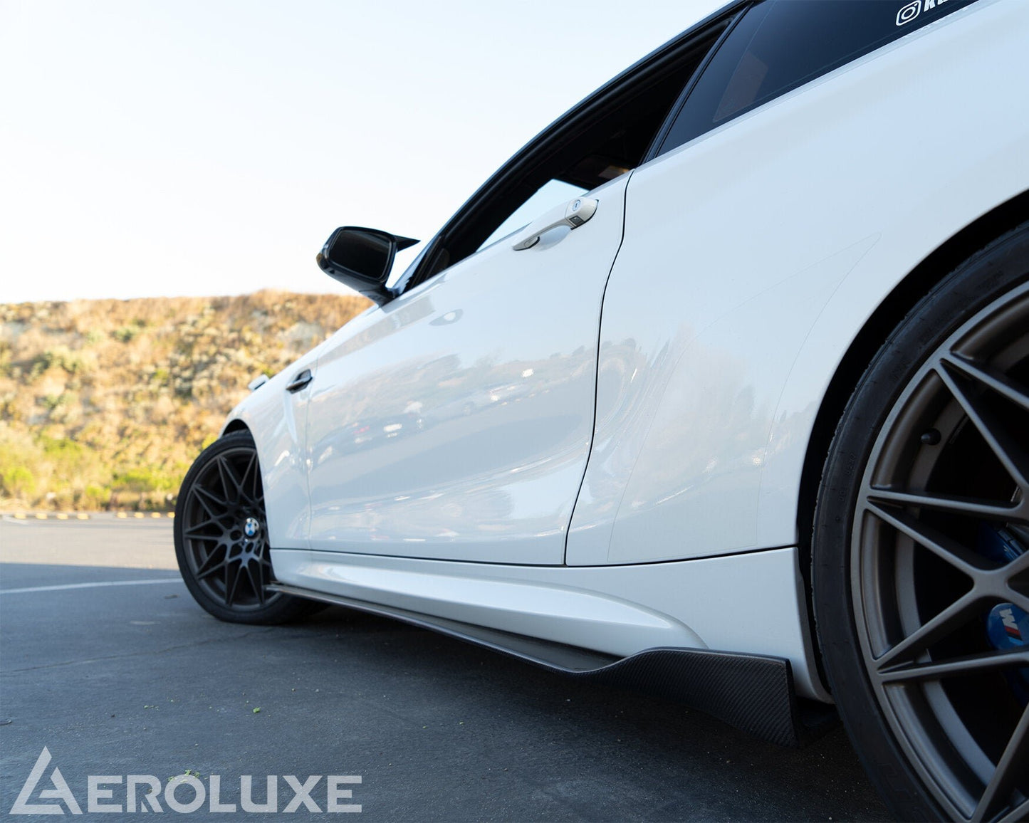 AeroLuxe BMW F3X/F8X Spec-M Carbon Fiber SideSkirt Extension