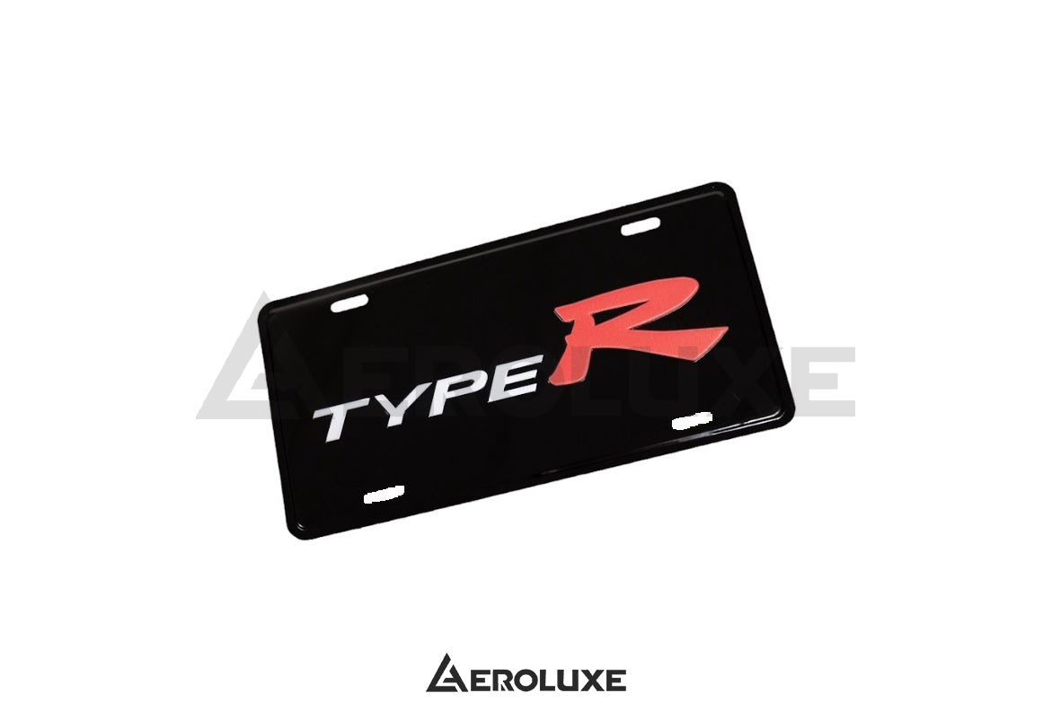 Type-R Display Plate – AeroLuxe Auto Boutique