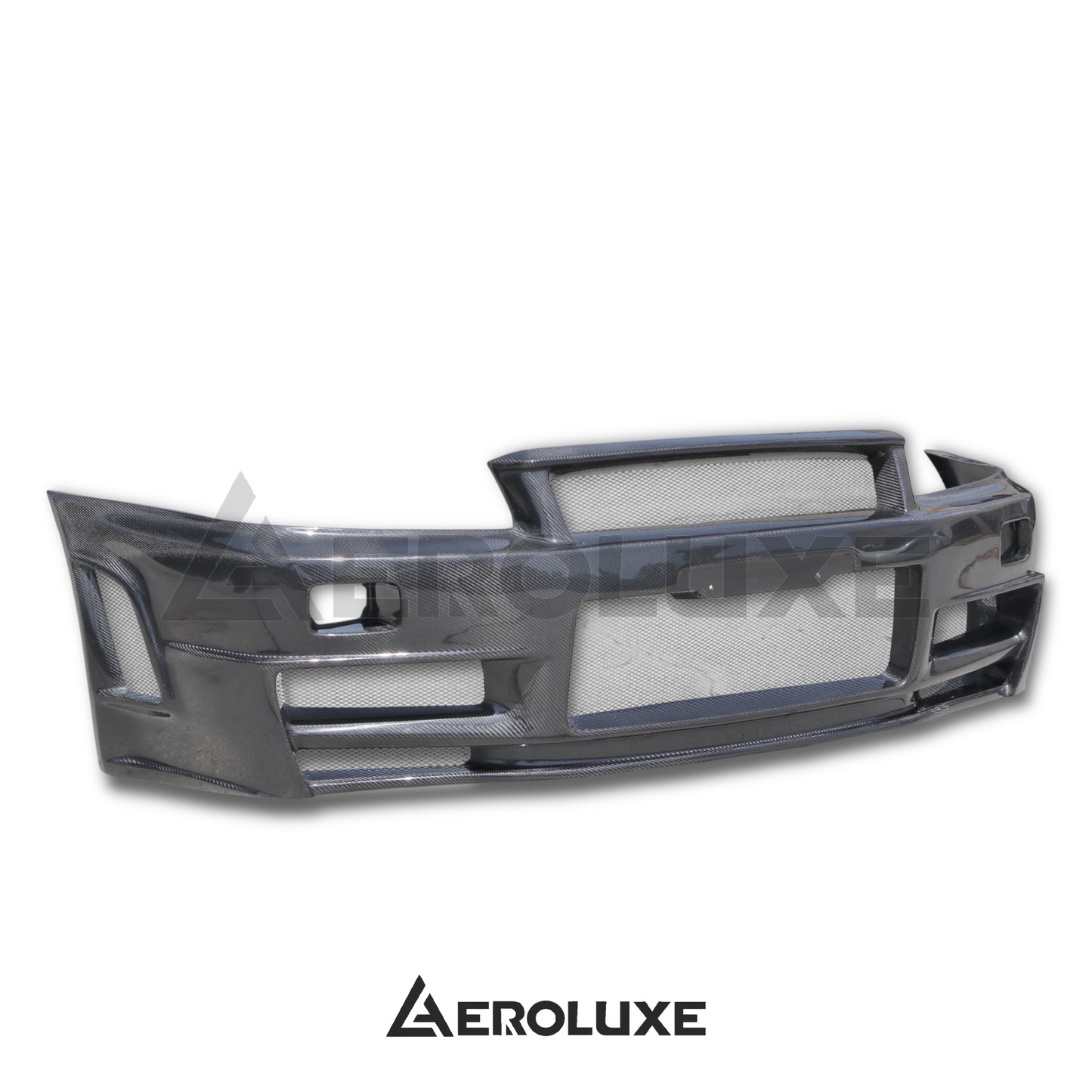 AeroLuxe R34 Spec-ZTN Carbon Fiber Front Bumper